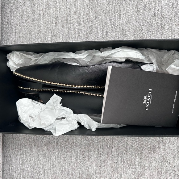 EUC Coach leather sling back flats size 8 - Picture 7 of 13